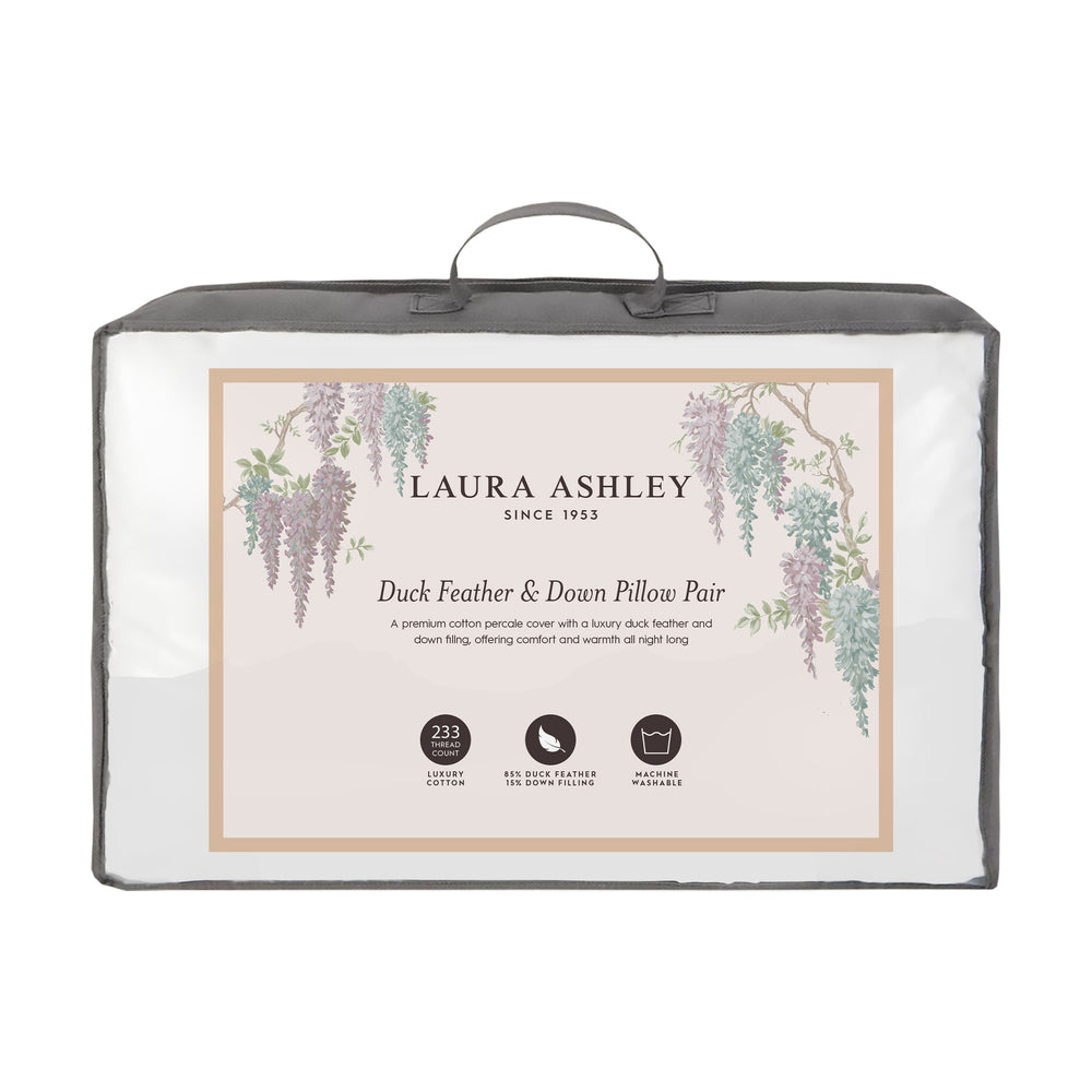 Laura Ashley Duck Feather & Down Pillow Pair