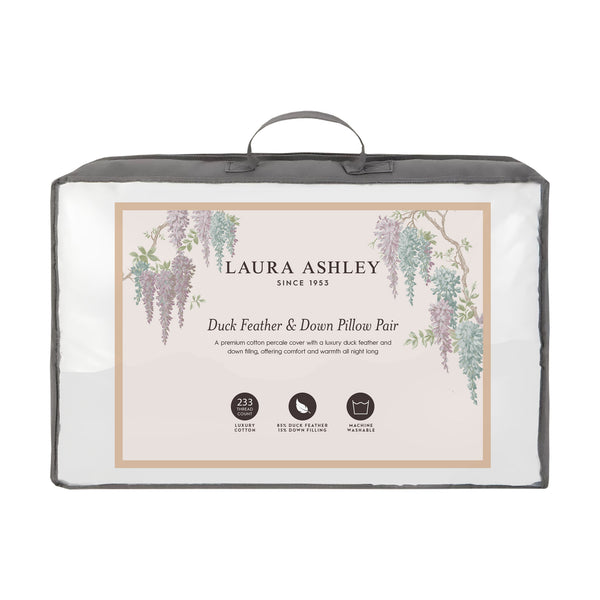 Laura Ashley Duck Feather & Down Pillow Pair