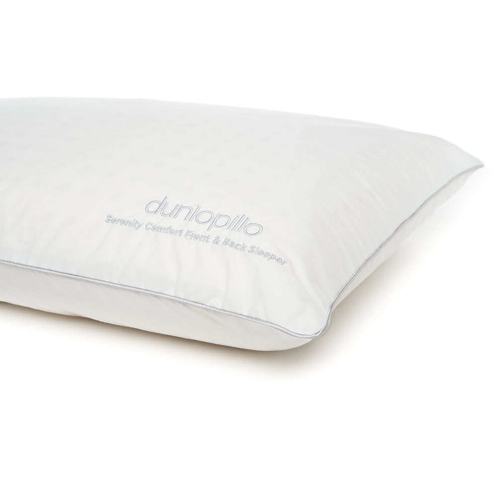 Dunlopillo Serenity Comfort Latex Front & Back Sleeper Pillow