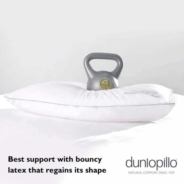 Dunlopillo Serenity Comfort Latex Front & Back Sleeper Pillow
