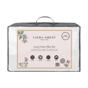 Laura Ashley Luxury Cotton Pillow Pair